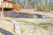 retaining wall with steps augusta ga