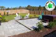 alternate-view-backyard-landscaping-with-paver-patios-fire-pit-sod-Between-the-Edges-hardscape-design-North-Augusta-SC-min