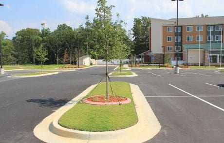 Sodding and commercial landscaping in Georgia Cyber Center