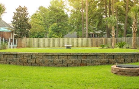 Hardscaping and fire pit installation in Augusta, GA